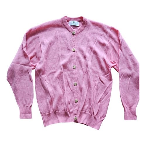 Pre-owned Ballantyne Wool Cardigan In Pink