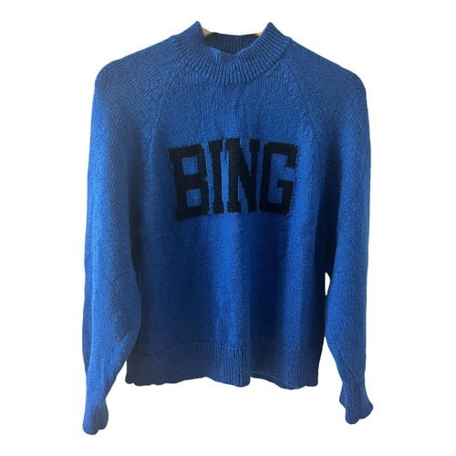 Pre-owned Anine Bing Cashmere Jumper In Blue
