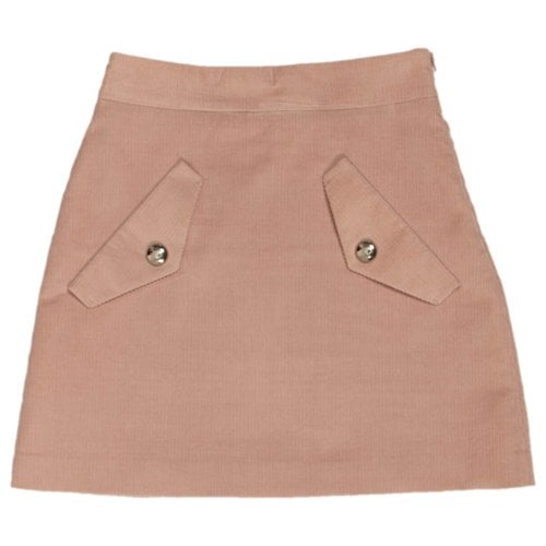 Pre-owned Maje Fall Winter 2020 Mini Skirt In Pink