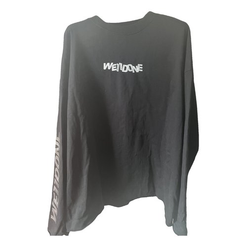 Pre-owned We11 Done T-shirt In Black