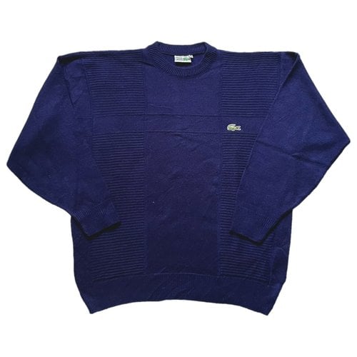 Pre-owned Lacoste Pull In Navy