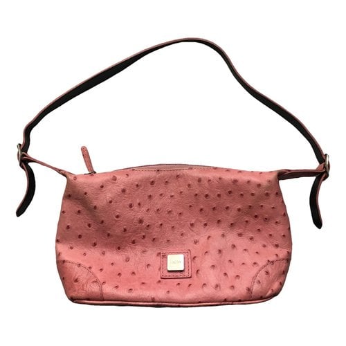 Pre-owned Max Mara Leather Handbag In Pink