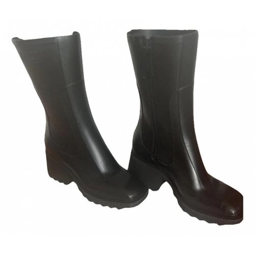 Pre-owned Chloé Wellington Boots In Black
