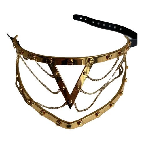Pre-owned Agent Provocateur Hair Accessory In Gold