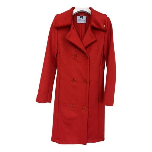 Pre-owned Blumarine Coat In Red