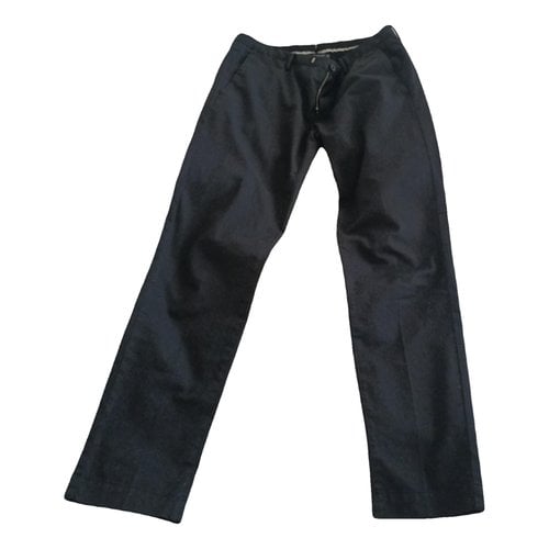Pre-owned Pt01 Trousers In Black