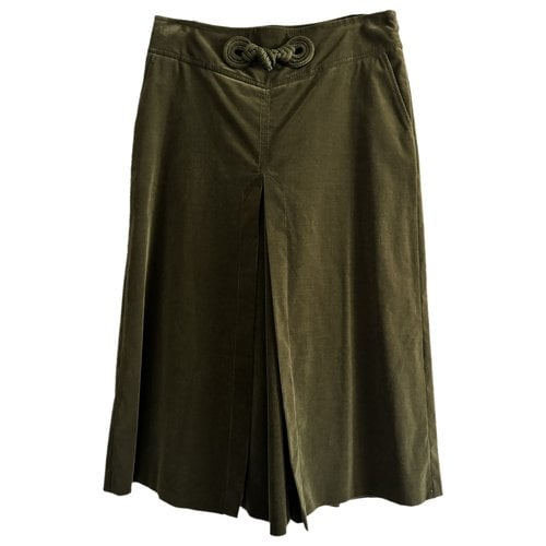Pre-owned Valentino Large Pants In Green