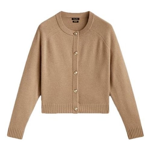 Pre-owned Massimo Dutti Wool Cardigan In Other