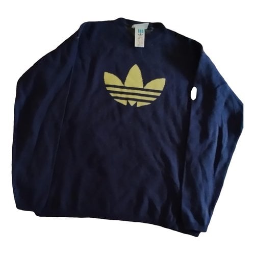 Pre-owned Adidas Originals Wool Pull In Blue