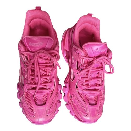 Pre-owned Balenciaga Cloth Trainers In Pink