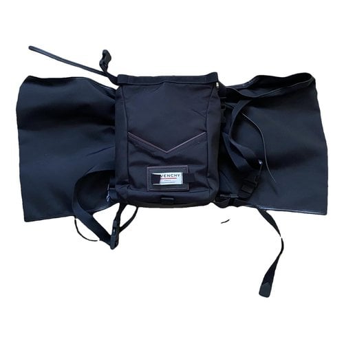 Pre-owned Givenchy Cloth Backpack In Black