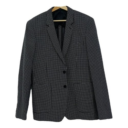 Pre-owned Sandro Wool Suit In Anthracite