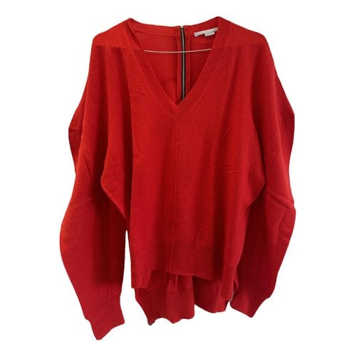 Pre-owned Stella Mccartney Wool Top In Red
