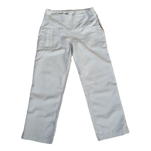 Pre-owned Arc'teryx Linen Straight Pants In Beige