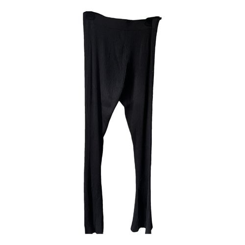 Pre-owned Dion Lee Trousers In Black