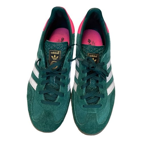 Pre-owned Adidas Originals Gazelle Trainers In Green