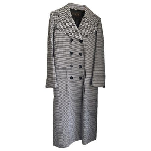 Pre-owned Louis Vuitton Wool Coat In Multicolour