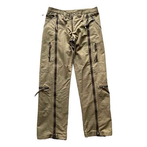 Pre-owned Daniele Alessandrini Trousers In Green