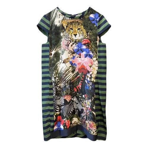 Pre-owned Givenchy Silk Mid-length Dress In Multicolour