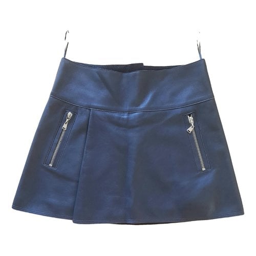 Pre-owned Louis Vuitton Leather Mini Skirt In Other