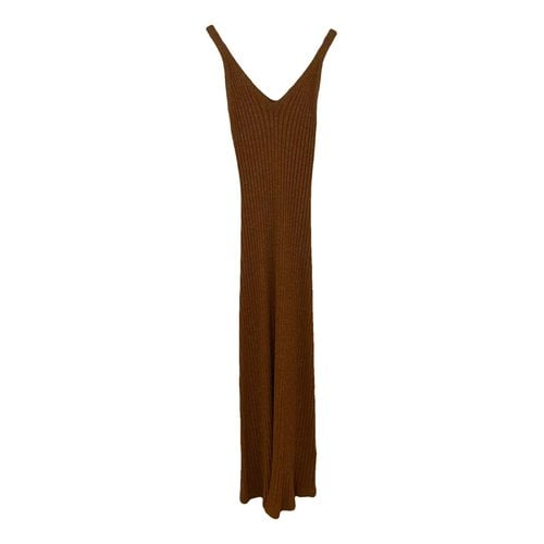Pre-owned Significant Other Significant Mid-length Dress In Brown