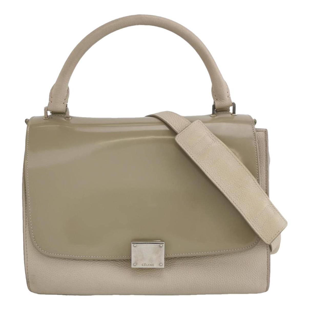 Image of Celine Trapèze leather handbag