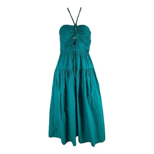 Pre-owned Ulla Johnson Mid-length Dress In Green