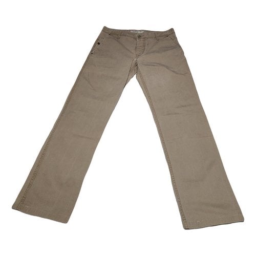 Pre-owned Salsa Trousers In Camel