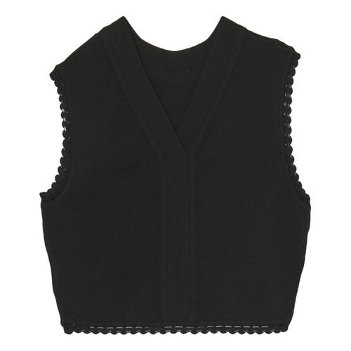 Pre-owned Victoria Beckham Vest In Black