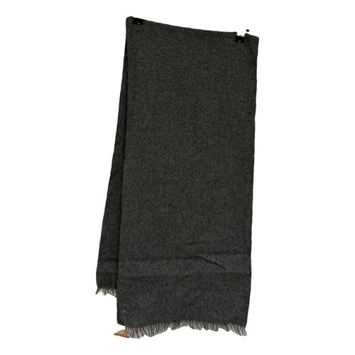 Pre-owned Lanvin Cashmere Scarf In Grey