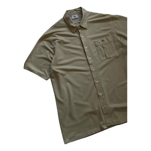 Pre-owned Lacoste Shirt In Khaki