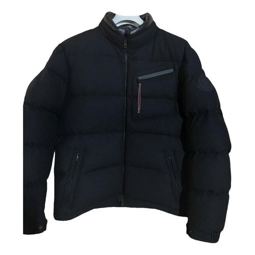 Pre-owned Moncler Genius Wool Jacket In Black