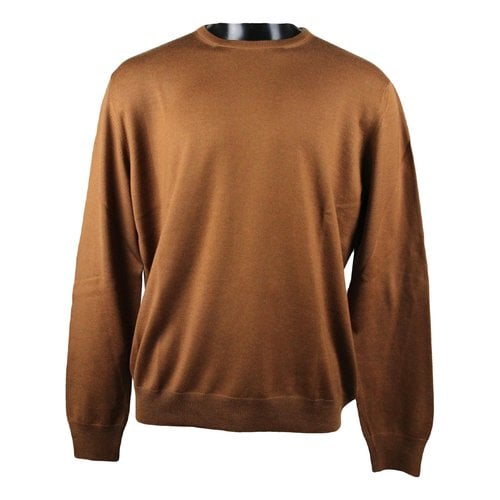 Pre-owned Gran Sasso Wool Pull In Camel