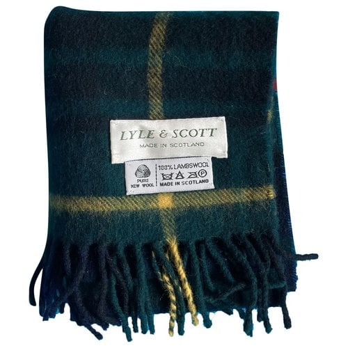 Pre-owned Lyle & Scott Wool Scarf & Pocket Square In Multicolour