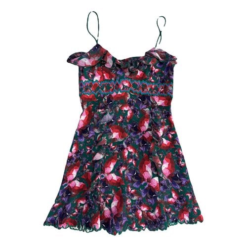 Pre-owned La Perla Silk Mini Dress In Multicolour
