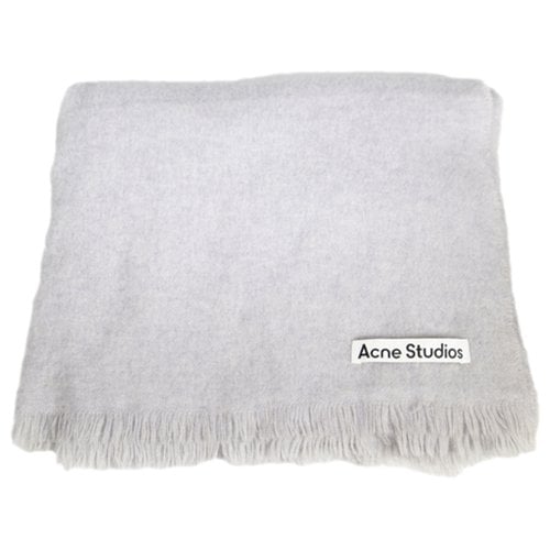 Pre-owned Acne Studios Wool Scarf In Grey