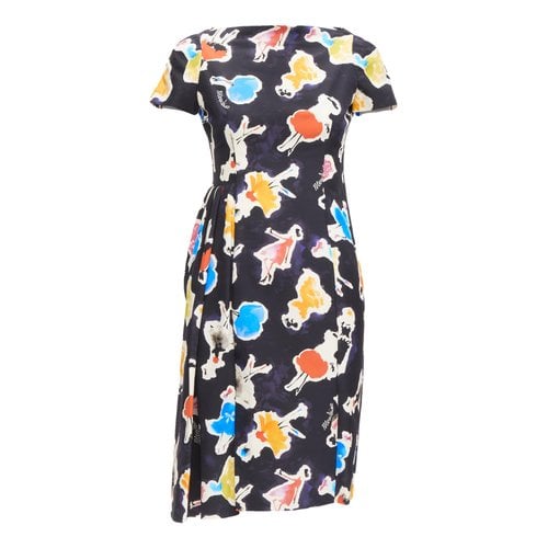 Pre-owned Moschino Mid-length Dress In Multicolour
