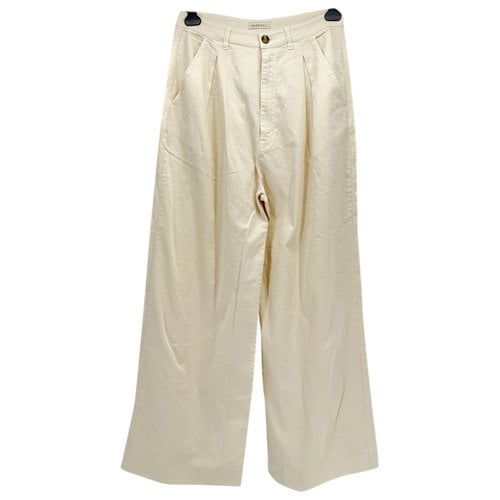 Pre-owned Ragdoll Trousers In White