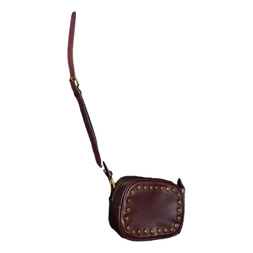 Pre-owned Fossil Crossbody Bag In Burgundy