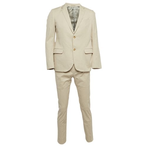 Pre-owned Gucci Suit In Beige