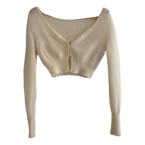 Pre-owned Jacquemus Cashmere Cardigan In Beige