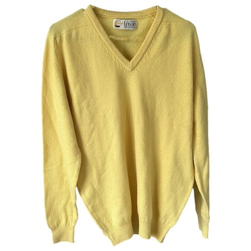 Pre-owned Pringle Of Scotland Wool Pull In Yellow