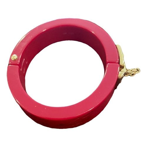 Pre-owned Louis Vuitton Lockit Bracelet In Red