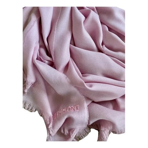 Pre-owned Missoni Wool Scarf In Pink