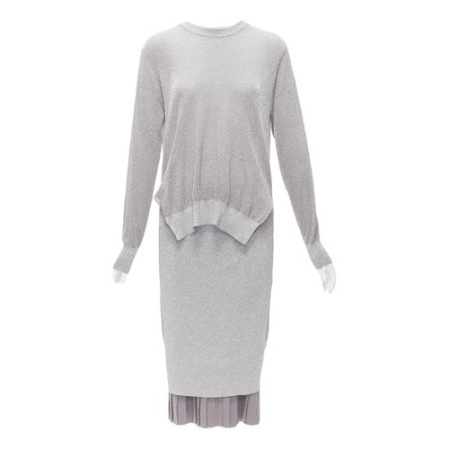 Pre-owned Toga Mid-length Dress In Silver