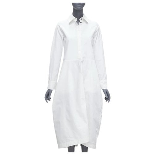 Pre-owned Jil Sander Dress In White