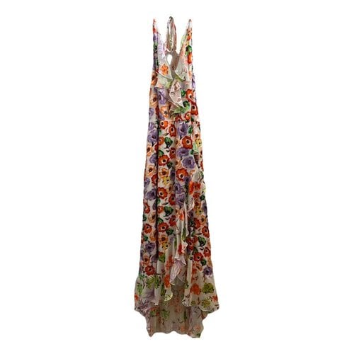 Pre-owned Alice And Olivia Maxi Dress In White