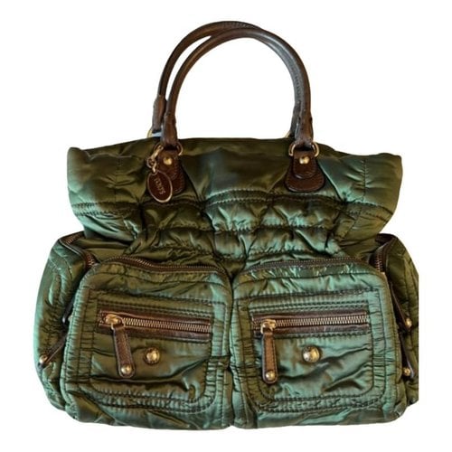 Pre-owned Tod's Cloth Tote In Green