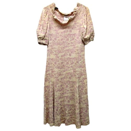 Pre-owned Chanel Dress In Pink