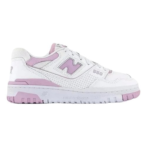 Pre-owned New Balance 550 Trainers In Purple
